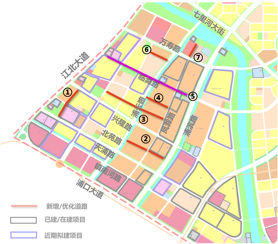 南京江北隧道片区交通系统提升规划